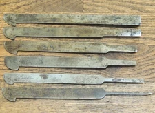 DWIGHTS FRENCH & Co. PLOW PLANE IRONS-CUTTERS-ANTIQUE HAND TOOL PARTS LOT