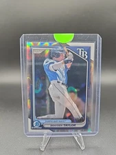 Brayden Taylor 2024 Bowman Chrome Prospects Lava Refractors /399 SP #BCP-99 Rays