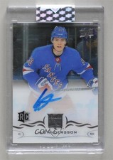 2018-19 Upper Deck Clear Cut Rookies Lias Andersson #CCR-LA Auto 1q2