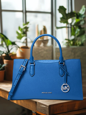 Michael Kors Arden Women Medium Top-Zip Crossbody Satchel Bag