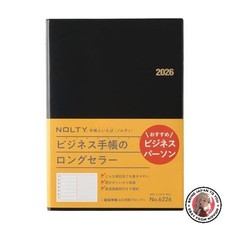 NEW NOLTY 2026 A5 Weekly Planner Black Monthly Block 6226 2025 December Start