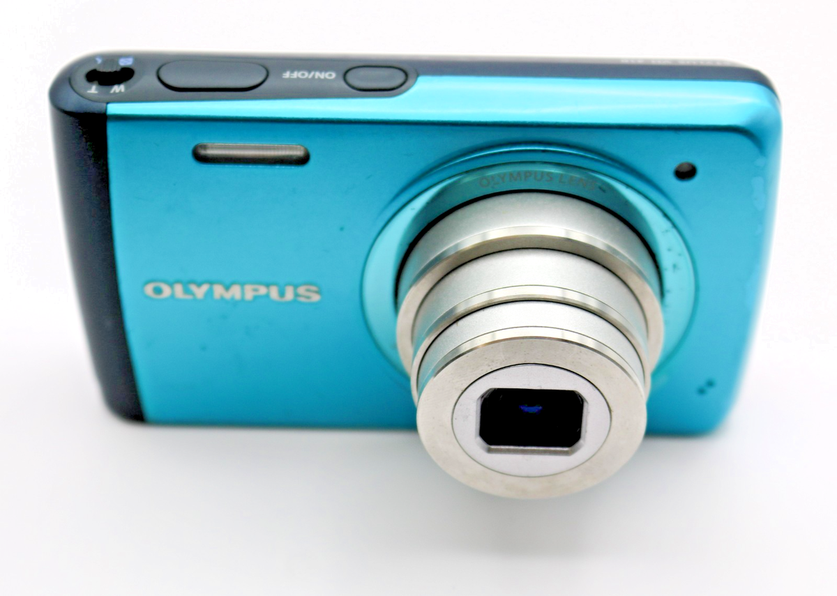 Olympus Stylus VH-410 16MP Digital Camera Blue – 5x Zoom – Tested