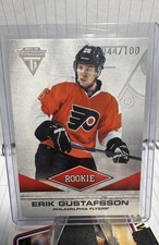 2011-12 Panini Titanium - Erik Gustafsson #175 Draft Position Number /100 Flyers