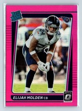 2021 Donruss Optic Elijah Molden (RC) Rated Rookie Pink Prizm Titans 