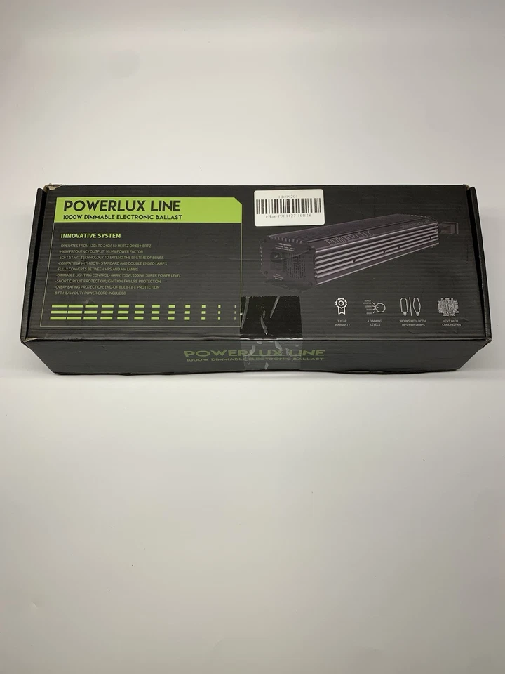 1000 Watt Dimmable Electronic Ballast - PowerLux Line - OPEN BOX - Image 2 of 4