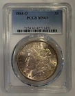 1884-O $1 Morgan Silver Dollar US Coin, PCGS MS 63, Graded