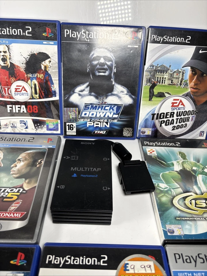 PS2 PlayStation Official Sony Phat Multi-Tap ( SCPH-10090 ) Multi Games Bundle - Image 2 of 4