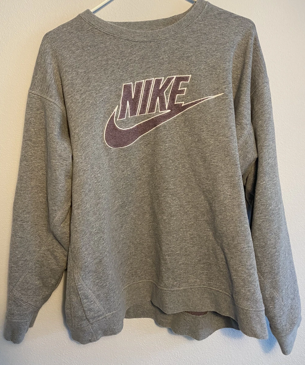 vintage nike grey sweatshirt