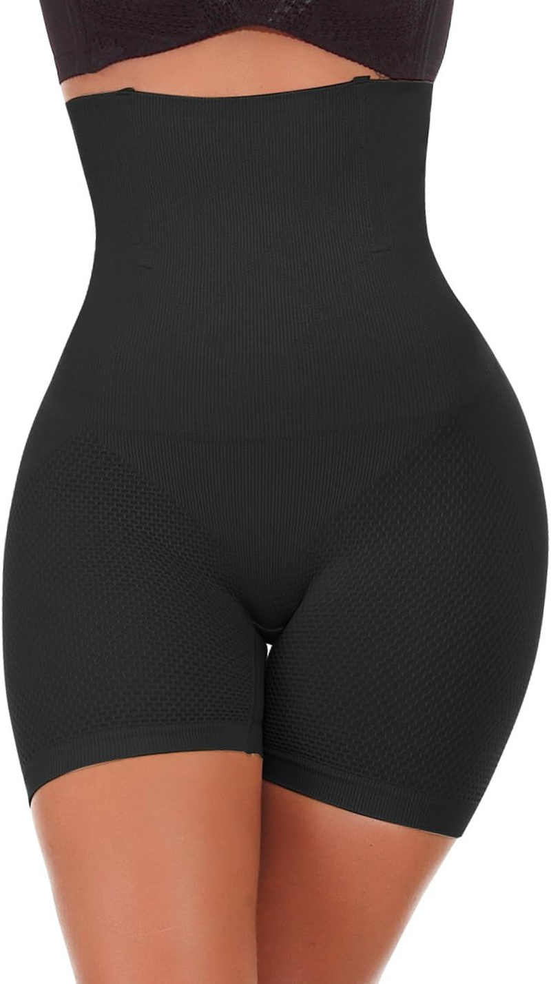 High-Waisted Tummy Control Butt-Lifting Boyshort Shapewear