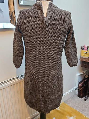 Fisherman Core Khaki Zara Knit Dress M - Picture 3 of 3