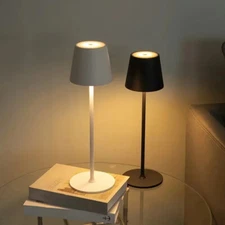 Nordic LED Touch Table Lamp – Rechargeable, Dimmable, for Bedroom & Home Decor