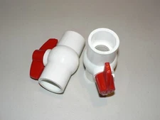 2 Pack - PVC Slip Full Port Ball Valve 1 in.