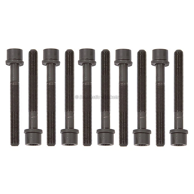 Fits 84-02 Volkswagen Cabrio Jetta Golf Audi 4000 1.8L 2.0L Cylinder Head Bolts - Image 2 of 4