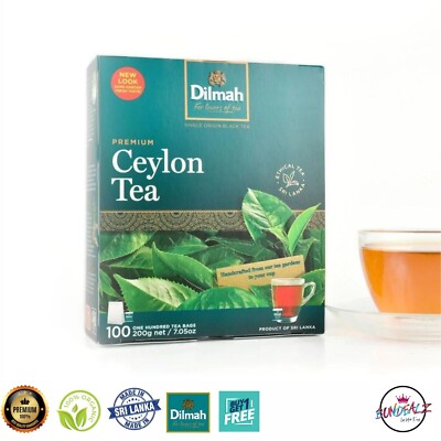 Dilmah Premium Ceylon Black Tea 100 Tea bags buy 1 get 1 free Bundle offer