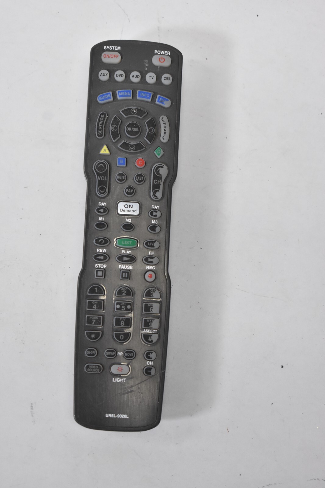 Universal Cable Television TV Remote Control UR5L-9020L Black ...