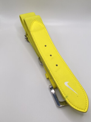  Nike Web Belt Tech Essentials Single Volt Belt 1-1/2  Yellow Golf One Size