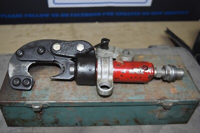 Burndy Rcc1000 Burndy Type YCC-1 Remote Hydraulic Wire Cable Cutter Head Used FREE ...