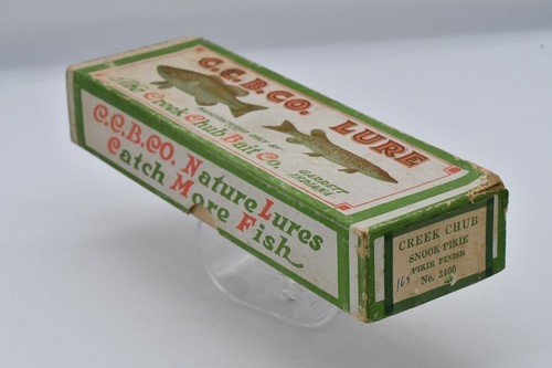 Creek Chub Husky Pikie Minnow 3400 Pikie Scale C.C.B.Co. Wood Lure 40's - Picture 14 of 19