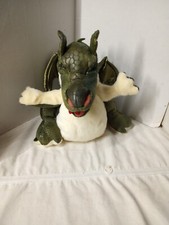 Folkmanis Green Dragon Full Body Hand Puppet Realistic Plush Doll Stuffed