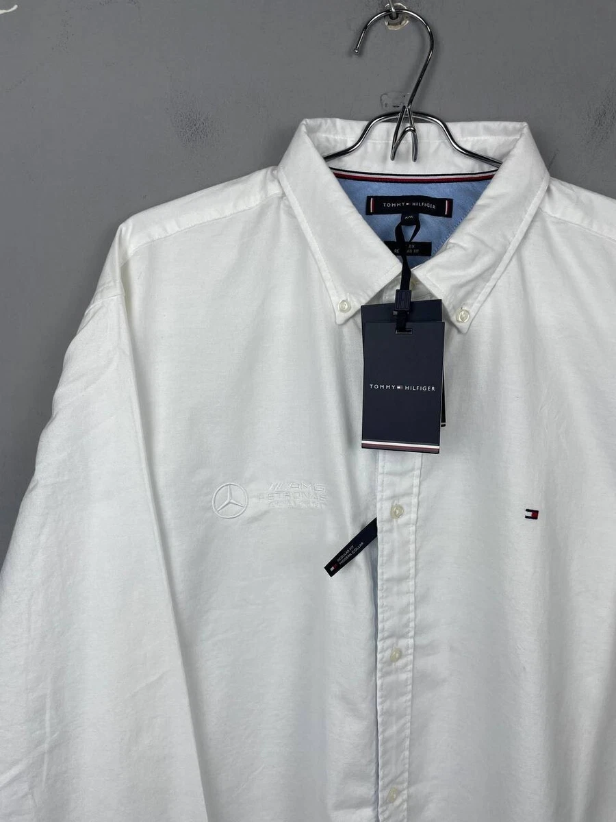 Hilfiger Mercedes Petronas Shirt White | eBay