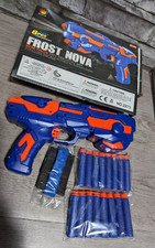 Frost Nova Hand Pulled Soft Projectile Dart Gun Laser Pistol Toy Cosplay Prop