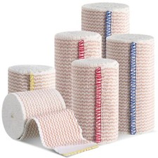 Elastic Bandage Wrap with Self-Closure Washable Reusable Bandages for Sprains