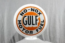GULF NO-NOX GAS PUMP GLOBE