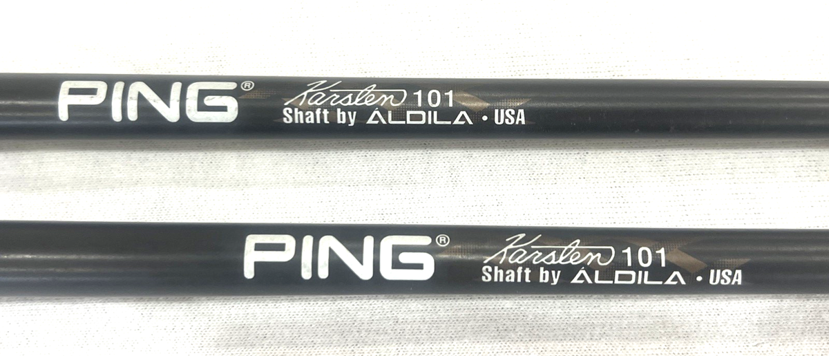 Ping Zing 3 & 4 Irons Graphite Aldila Karsten 101 Shafts RH Black