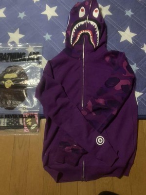 bape purple jacket