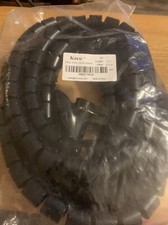 Easy Wrap Cable Sleeve: Black 10FT Length 1 Diameter NEW