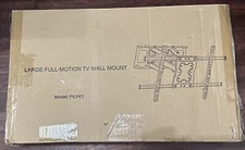 Pipishell Full Motion TV Wall Mount Bracket Dual Articulating Arms Swivels 37-70