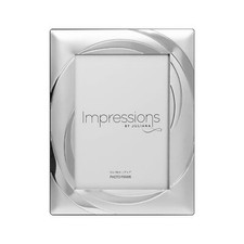 Juliana Impressions Two Tone Silver Plated Photo Frames Swirl Design