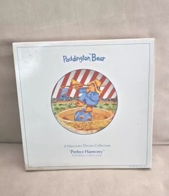 1982 Paddington Bear Plate Schmid Japan #786 Perfect Harmony 3rd
