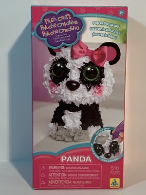 Kids Craft - Panda Plush - Plop in the Plush Kit - Brand New in Original Package