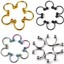 thumbnail 2 - 10Pcs Stainless Steel Horseshoe Bar Lip Nose Septum Ear Ring Stud Piercing Set