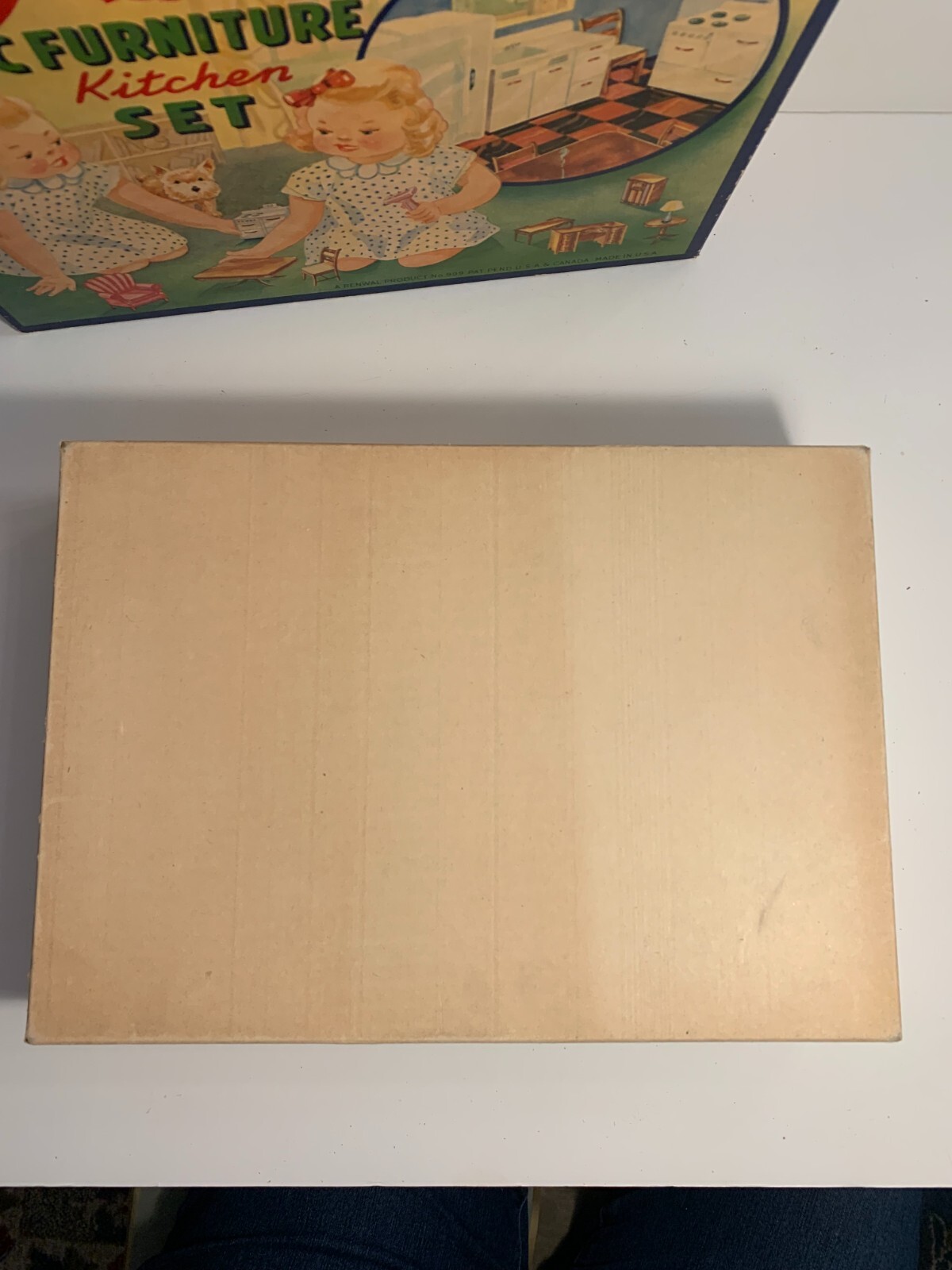 Box for Jolly Twins Kitchen Set Renwal Dollhouse Furniture 1940sNo