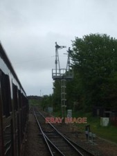 PHOTO  SEMAPHORE SIGNALLING AT OUTLON BROAD ALSO SEEN IS THE FOOTPATH OVER THE R