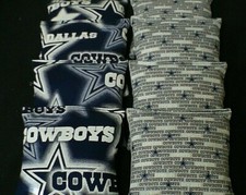 CORNHOLE BEAN BAGS w DALLAS COWBOYS NEW 8 ACA Regulation Corn Toss Tailgate Bags