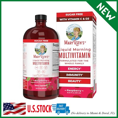MaryRuth's Multivitamin for Women | Men & Kids | Vegan Liquid Vitamins & Mineral
