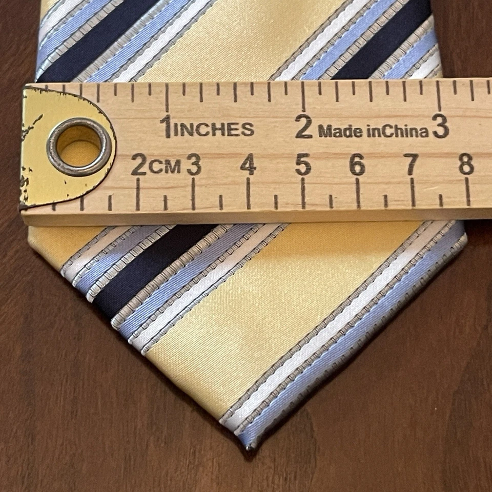 Valerio Garati Dorado Azul Negro Hecho a Mano 100% Poliéster Hecho en China Foto 4 de 4