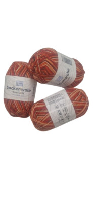 Sockenwolle 4Fach 100g Gründl Schurwolle 75%/25% Polyamid ÖKOTex Standart 100 o4