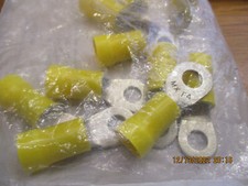  10 pc. Insulated Molex Ring Tongue Terminal 4 AWG Gauge 5/16"Connectors