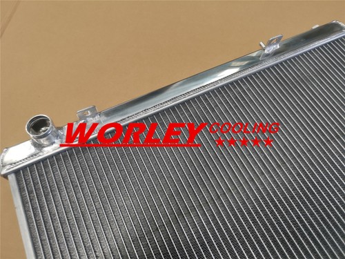 3ROW Aluminum Radiator + HOSE FOR Nissan Silvia S14 S15 SR20DET 240SX 200SX new - Afbeelding 12 van 17