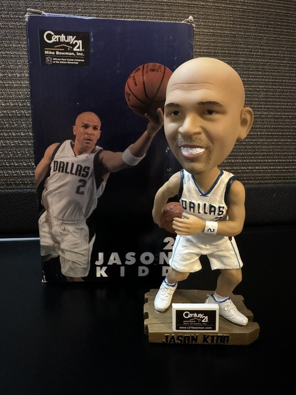Jason Kidd Bobblehead Dallas Mavericks Stadium Giveaway RARE NIB NBA SGA