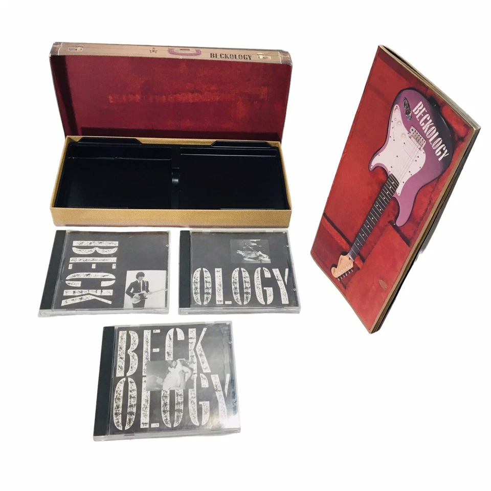 JEFF BECK - BECKOLOGY - 3 CD BOX SET - IN GUITAR LIKE BOX & BOOKLET - RARE - Image 4 of 4