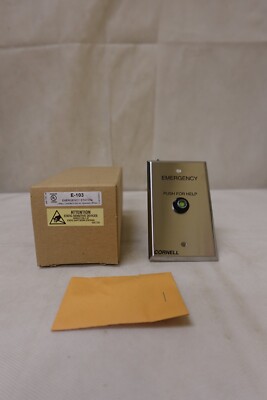 Cornell Communications E-103 Nurse Call Push Button Emergency Station - NIB