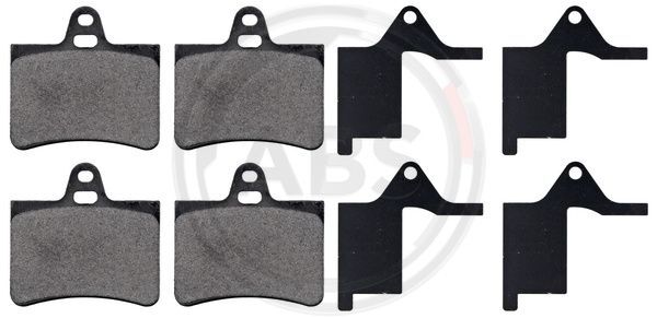 37276 A.B.S. Brake Pad Set, disc brake for CITROËN