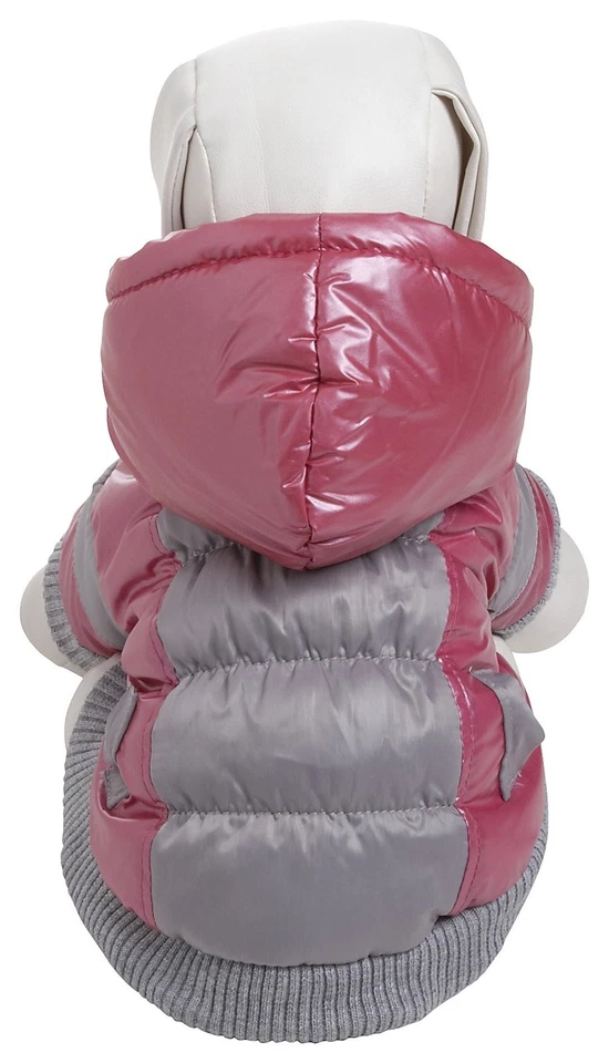 Chaqueta Abrigo Esquí Deportiva De Colección Aspen Mascota Perro con Capucha Extraíble y Aislante Foto 3 de 4