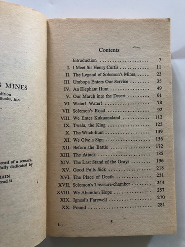 King Solomon's Mines By H. Rider Haggard Vintage Classic Paperback Adventure - Picture 5 of 7
