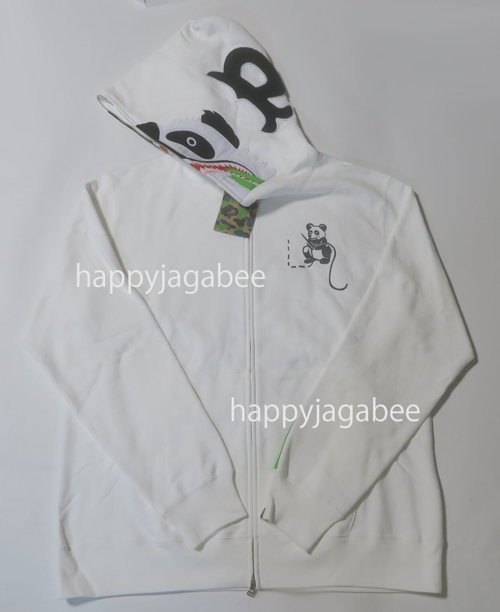 A BATHNIG APE Men's PANDA FULL ZIP HOODIE 1K80115006 r | eBay